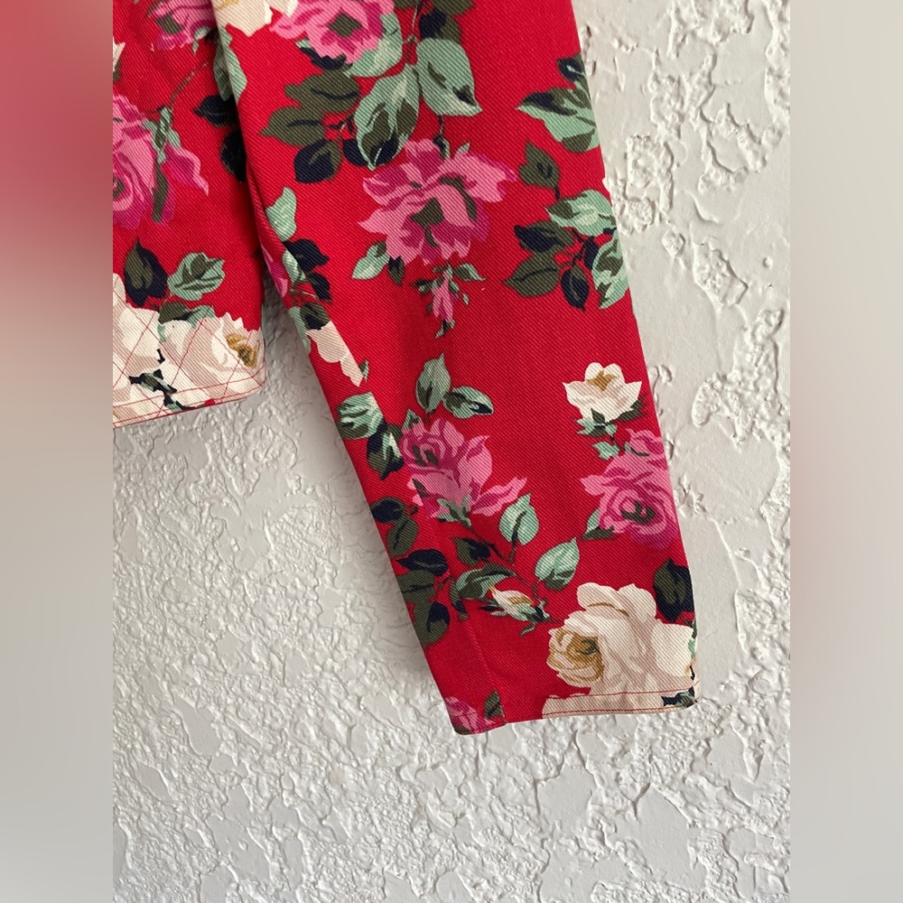 RARE Vintage 90s / Y2K Military Cottagecore Prairie Button Jacket - Picture 3 of 7